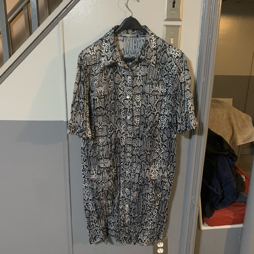 Animal print dress